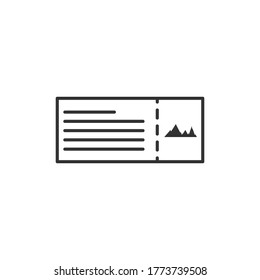 ticket vector graphic design illustration