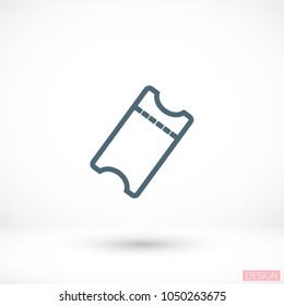 ticket Vector icon