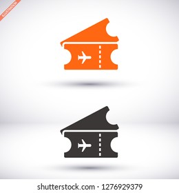 Ticket vector icon 
