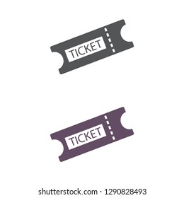 Ticket vector icon 