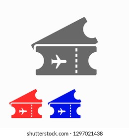 Ticket vector icon 