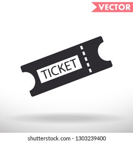 Ticket vector icon 