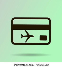 ticket vector icon