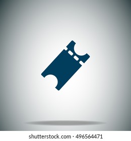 Ticket vector icon