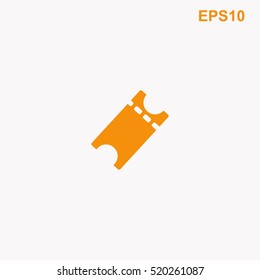 Ticket vector icon
