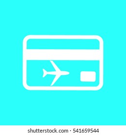 ticket vector icon