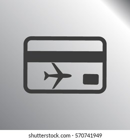 ticket vector icon