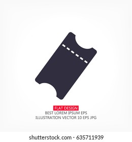 ticket Vector icon