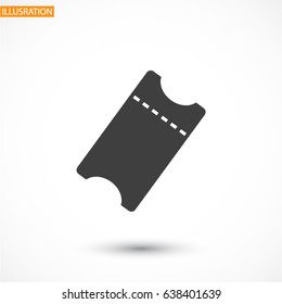 ticket Vector icon
