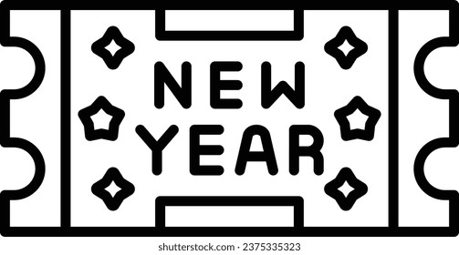 Ticket vector icon. Can be used for printing, mobile and web applications.