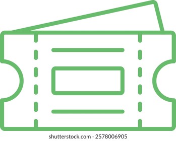 Ticket vector icon. Can be used for printing, mobile and web applications.