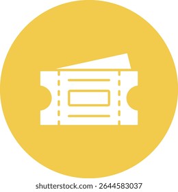 Ticket vector icon. Can be used for printing, mobile and web applications.
