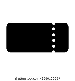 Icono de Vector de entrada. Cartel de ilustración de tarjeta. Símbolo del asiento. Logotipo del Cupón. Icono de Web de Suscripción. diseño de ducto para Web.