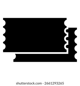 Ícone do vetor de tíquete. Sinal de ilustração de cartão. Símbolo do assento. Logotipo do cupom. Ícone de assinatura web. design de dutos para web.