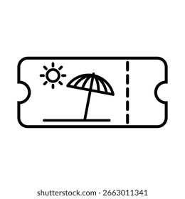 Ticket vector icon. Card illustration sign. Seat symbol. Coupon logo. Subscription web icon. ducket design for web.