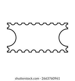 Ticket vector icon. Card illustration sign. Seat symbol. Coupon logo. Subscription web icon. ducket design for web.