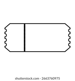 Ícone do vetor de tíquete. Sinal de ilustração de cartão. Símbolo do assento. Logotipo do cupom. Ícone de assinatura web. design de dutos para web.