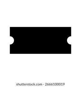 Icono de Vector de entrada. Cartel de ilustración de tarjeta. Símbolo del asiento. Logotipo del Cupón. Icono de Web de Suscripción. diseño de ducto para Web.