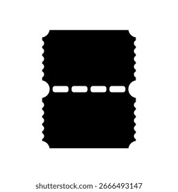 Ícone do vetor de tíquete. Sinal de ilustração de cartão. Símbolo do assento. Logotipo do cupom. Ícone de assinatura web. design de dutos para web.