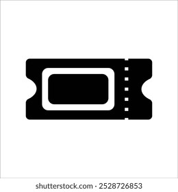 modelo de linha de ícone de vetor de tíquete