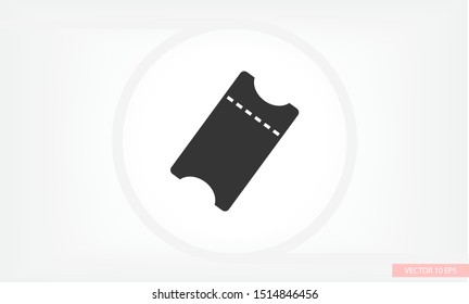 ticket Vector icon . Lorem Ipsum Illustration design