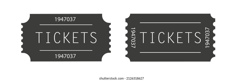 Ticket vector icon web design.