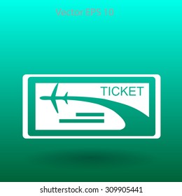 Ticket vector illustration