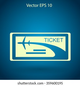 Ticket vector illustration