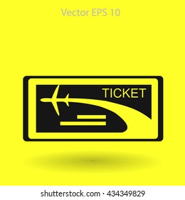 Ticket vector illustration