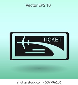 Ticket vector illustration