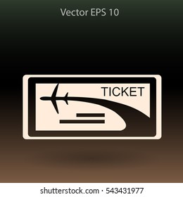 Ticket vector illustration