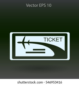 Ticket vector illustration