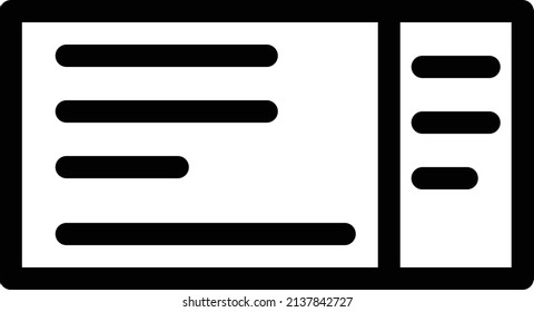 ticket vector illustration isolated on a transparent background. storke vector icons for concept or web graphics.