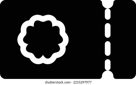 Ticket   Vektorgrafik auf transparentem Hintergrund. Hochwertige Symbole. Glyphen Vektorsymbole für Konzept und Grafikdesign. 
