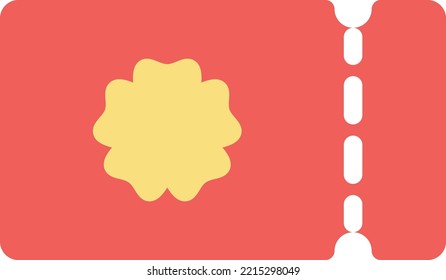 ticket  Vector illustration on a transparent background. Premium quality symbols. Line Color vector icons for concept and graphic design.