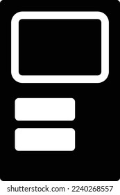 ilustración de ticket Vector en un fondo transparente. Símbolos de calidad superior. Iconos vectoriales de glifos para diseño de conceptos y gráficos.