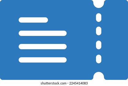 ticket  Vector illustration on a transparent background. Premium quality symmbols. Glyphs vector icons for concept and graphic design. 
