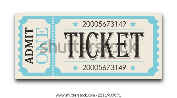 Ticket Vector Illustration Websites Applications Cinemas Stock Vector ...