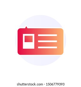 Ticket and Voucher icon with gradient style. Perfect for business and presentation