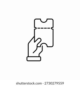 ticket voucher icon sign vector