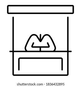 Ilustración vectorial del icono de la ventana de selección