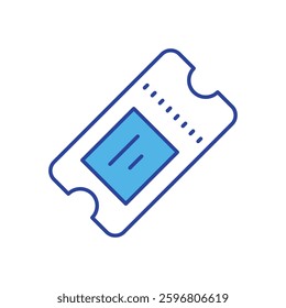 Ticketing System icon vector stock illustration