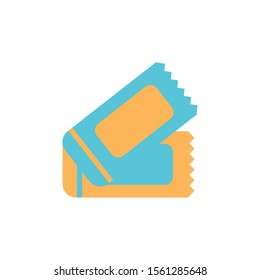 tickets of access on white background vector illustration design
