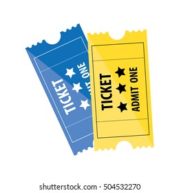 tickets admit one icon image