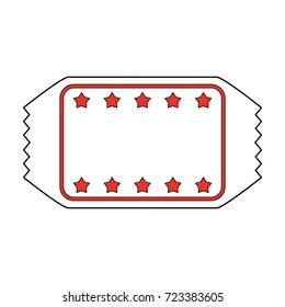tickets blank star frame icon image 