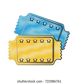 tickets blank star frame icon image 