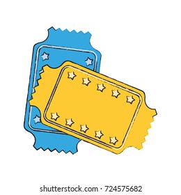 tickets blank star frame icon image
