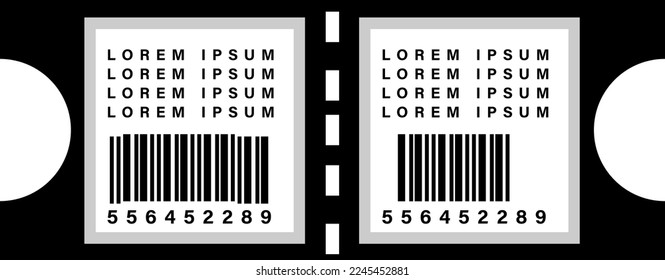 Tickets for events or program access. ticket design