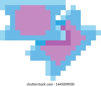 Tickets icon in a pixel 8 bit video game art style