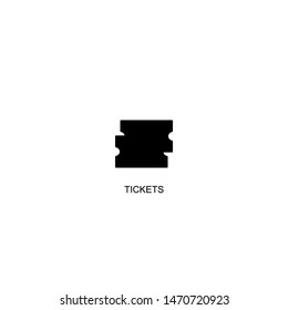 tickets icon vector black design